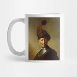 An Old Man in Military Costume by Rembrandt Mug